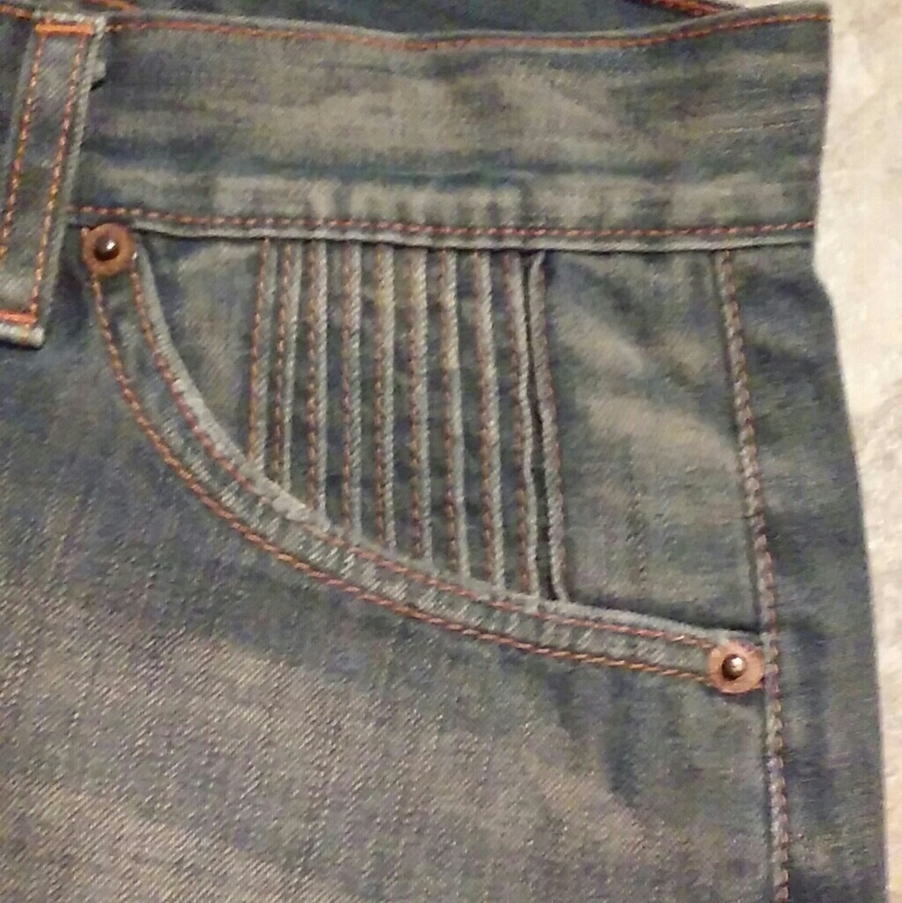 7 for All Mankind denim skirt - Picture 4 of 7